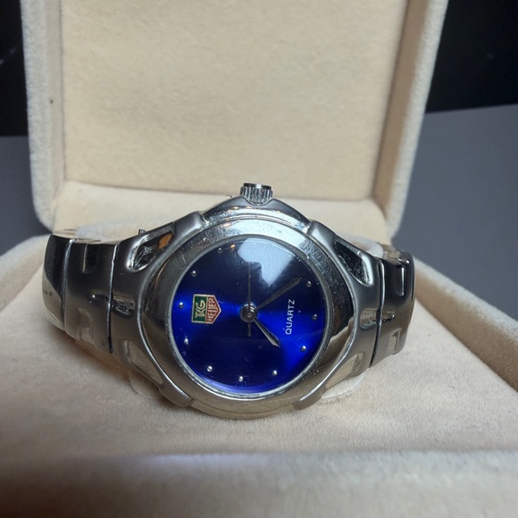Tag Heuer Blue Dial Alter Ego Stainless Steel Watch